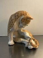 Beautiful Large Lomonosov USSR LEOPARD FIGURINE