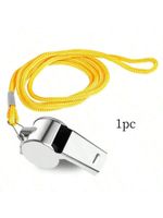 STAINLESS STEEL REFEREE WHISTLE  SPORTS  SCHOOL FOOTBALL RUGBY OUTDOOR
