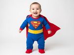 Superman Babygrow Outfit Superhero Romper Fancy Dress Cute