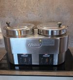 Hatco HeatMax RHW2-2 Double Heated Well BainMarie 2x10L Electric Food Warmer UK