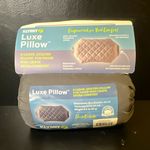 Klymit Luxe Pillow Large Gray Inflatable Lightweight Camping Air Pillow 22x12"