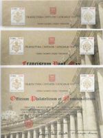Vatican 2012 ** 3x Block 39 Personalised / Pope Francis / Normal Colonnades