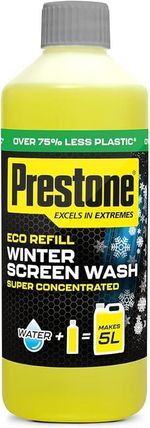 Prestone Eco Refill Screen wash -10°C Concentrate 500ml Makes 5L