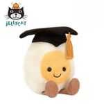 Jellycat Cute Graduation Boiled Egg Soft Doll Comes With Dust Bag UK HOT SALE
