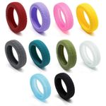 8Pcs Travel Trolley Case Protective Silicone Cover for Smooth Wheel