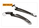 Halfords MTB Bike Mudguard Set Front and Rear