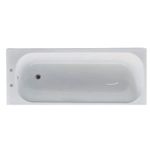 Contemporary Single Ended Bath, 1700 x 700 x 390mm, White