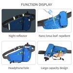 .Outdoor Waist Pack Water Bottle Holder For Outdoor Sport Running Walking Hiking