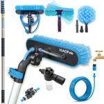 9m (30ft) Washing Kit: Water-fed Brush, Cobweb Duster, Squeegee Soap Dispenser