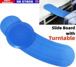Heavy Duty Slide Transfer Board w/Turntable Disc-200kg-Wheelchair to Bed/Tub/Car