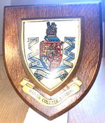 Kings College London Mess Plaque or Shield Beautifully Hand Restored