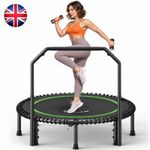 BCAN 40/48'' Rebounder Trampoline for Adults, Foldable Fitness Trampoline Indoor