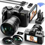 64GB TF 4K Digital Camera 48MP 16X Autofocus Video Camera with For Youtube