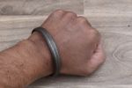 Damascus Steel Bracelet Hand Forged Rustic Bracelets Men's Cuff Bracelet Jewelry