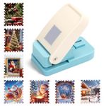 Rectangle Hole Punch, Stamp Rectangle Paper Punch, 9X5Cm Portable Punch Cutter f