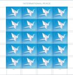 2026 USPS International Peace Forever Postage Stamps -MNH- Sheet of 20*5=100 pcs