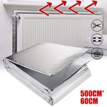 Foil Roll Bubble Radiator Insulation Heat Energy Saver Reflective Rooms 5Mx 60CM