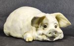 Vintage SEALMARK Pig Figure ~ 1999 ~ Resin ~ Good Condition ~ Ht 5.5cm