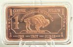 2x1 oz Buffalo PURE Copper Bullion Bar .999 In Capsule Free Postage UK..