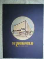 THE ZIEGFELD: A Walter Reade Theatre 1969 "NEW" Ziegfield Brochure Near Mint