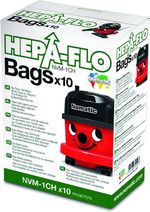 Numatic HepaFlo Henry Hoover Vacuum Cleaner Bags NVM1CH 604615
