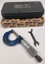 Moore & Wright Metric Micrometer 0 - 25mm Model 965M Boxed Made In England 
