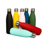 500ml & 350ml Stainless Steel Water Bottle Flask Insulated 12 Hour Hot/Cold UK