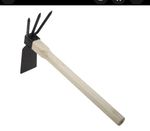 Tool Steel Dual Purpose Combination Garden Hoe Tool Loose Soil Hand Tool New