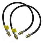 2 x LPG HOSES POL x POL 35 INCH PIGTAIL GAS PIPE 35" LP PROPANE BOTTLE CONNECTOR
