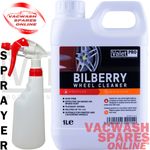 VALETPRO BILBERRY WHEEL CLEANER 1 LITRE / ACID FREE / SAFE ON ALL ALLOY WHEELS