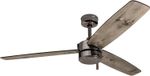 Home Journal Ceiling Fan 52 in Dual Mount Indoor Outdoor Fan Wood RRP £179.99