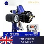LED Lamp Light Torch Pro HVLP Spray Paint Gun fit Devilbiss Iwata Sata 3m 1strap