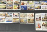 UK GB 1936 Railway Cinderella Poster Stamps The Children’s Newspaper (x40) MNH
