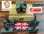 New Quick Change Tool Post T63 Set Colchester Bantam 25mm Capacity premium