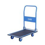 SGS Folding Platform Trolley Sturdy Steel 150kg Load Easy Steer Wheels & Bumpers