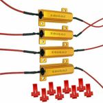 4Pcs LED Indicator Ballast Load Resistor Flash Rate Relay Turn Signal Bulbs 50W