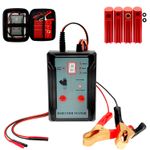Universal Fuel Injector Tester Cleaner & Adapter DIY Cleaning Tools Kit Red Set