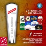 Blade handle Red Stripe + adaptor plus ONE additional badge
