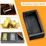 Graphite Ingot Molds Crucible Mould for Casting Melting Smelting Silver Gold