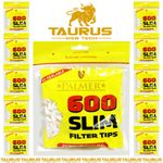 15000 x PALMER Tobacco Filters SLIM Tips Resealable New Bag Smoking UK FREE P&P