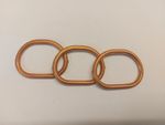 Triumph Daytona 675 (from VIN 381275) 675 R Exhaust Header Gasket Seal x 3 Seals