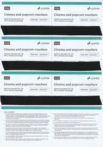 6 x Club Lloyds VUE Cinema Tickets and half price popcorn Expiry 19/03/2027