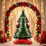 1pc Large Standing Christmas Tree Shaped Party Balloon - Christmas & New Year De
