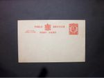 GB Forces Stationery 1914 KGV 1d scarlet Field Service Postcard unused H&B FCP3