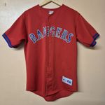 Majestic Texas Rangers Jersey #19 Gonzalez Red Vintage Size Medium