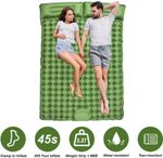 Inflatable Double Camping Mat Self Inflating Mattress Air Bed Sleeping Hiking