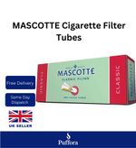 MASCOTTE Cigarette Filter Tubes Classic Smoking Tips Paper Tobacco Fillers