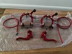 Vintage Dia Compe Mx1000 Full Brake Set  Red, All Dated 1984  OLD SCHOOL BMX