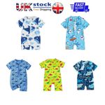 Baby Boy Rash Guard Swimsuit Toddler Sun Protection Swimwear Swimming Costume UK