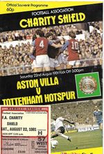 ASTON VILLA v TOTTENHAM HOTSPUR 22nd AUGUST 1981